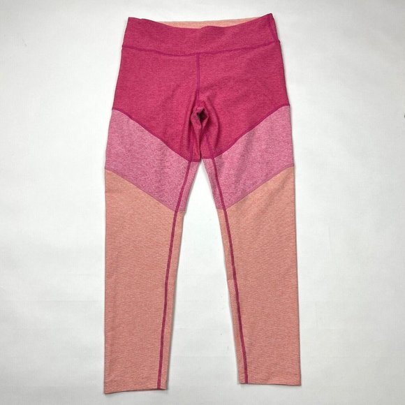 Outdoor Voices 7/8 Leggings Pockets Stretch‎ Yoga Gym Spring Pink Women XL NWOT - Picture 1 of 11
